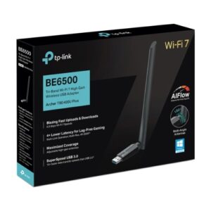 TP-LINK Archer TBE400U Plus BE6500 Tri-Band Wi-Fi 7 High Gain Wireless