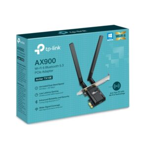 TP-LINK Archer TX10E AX900 Wi-Fi 6 Bluetooth PCIe Adapter Dual