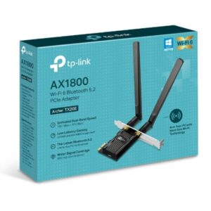 TP-LINK Archer TX20E AX1800 Wi-Fi 6 Bluetooth 5.2 PCIe Adapter