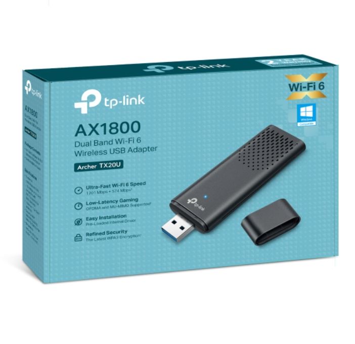 NWTL-ARCHERTX20U.jpg TP-LINK Archer TX20U AX1800 Dual Band Wi-Fi 6 Wireless USB