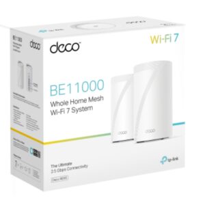 TP-LINK Deco BE65(2-pack) BE11000 Whole Home Mesh Wi-Fi 7 System