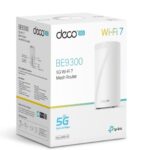 TP-LINK Deco BE65-5G(1-pack) 5G BE9300 Tri-Band Whole Home Mesh Wi-Fi