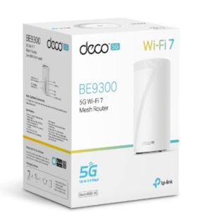 TP-LINK Deco BE65-5G(1-pack) 5G BE9300 Tri-Band Whole Home Mesh Wi-Fi