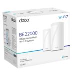 TP-LINK Deco BE85(2-pack) BE22000 Tri-Band Whole Home Mesh Wi-Fi 7
