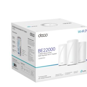 TP-LINK Deco BE85(3-pack) BE22000 Tri-Band Whole Home Mesh Wi-Fi 7