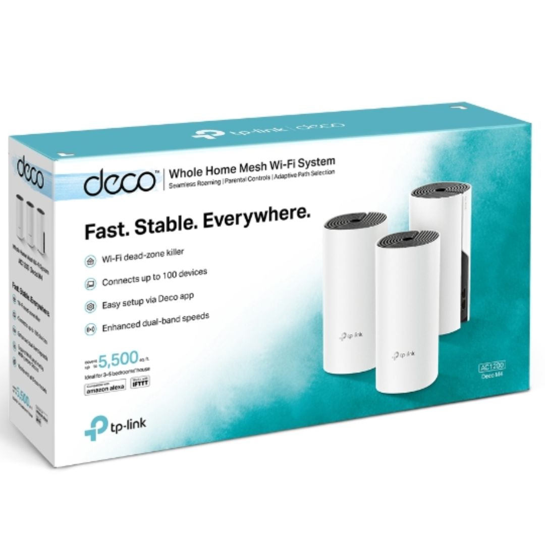 NWTL-DECOM4-3.jpg TP-LINK Deco M4(3-pack) Deco M4 (3-pack) AC1200 Whole Home Mesh