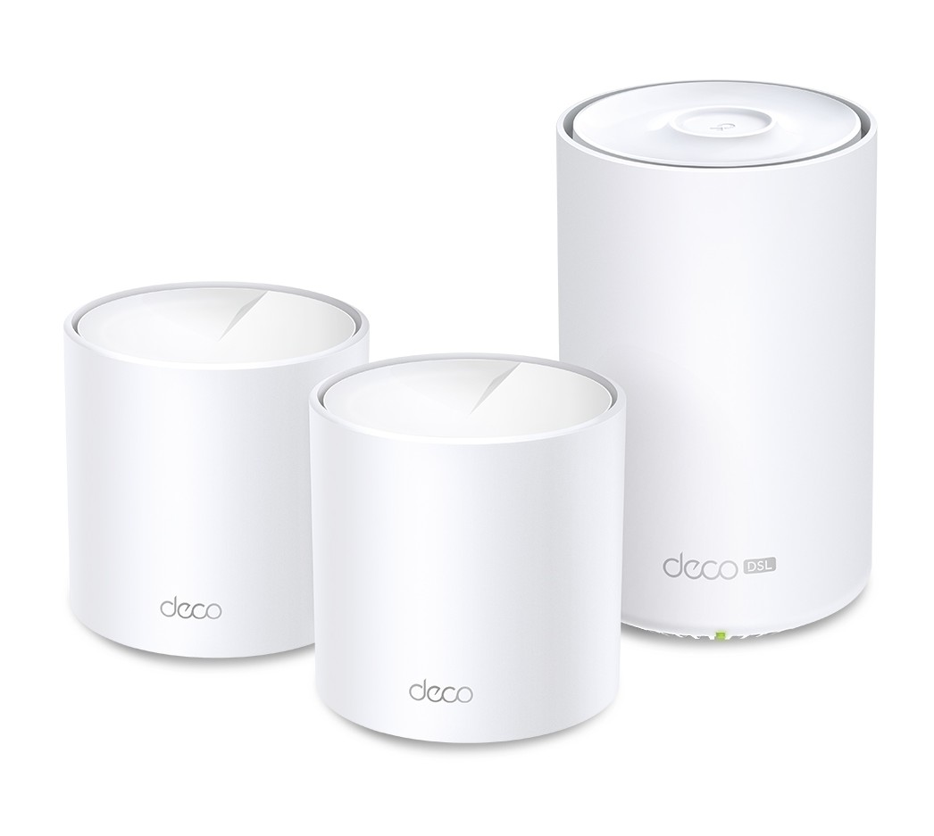 NWTL-DECOX50-DSL-3.jpg TP-LINK Deco X50-DSL(3-pack) AX3000 VDSL Whole Home Mesh WiFi 6