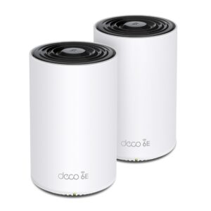 TP-LINK Deco XE75 Pro(2-pack) ) AXE5400 Tri-Band Mesh Wi-Fi 6E System