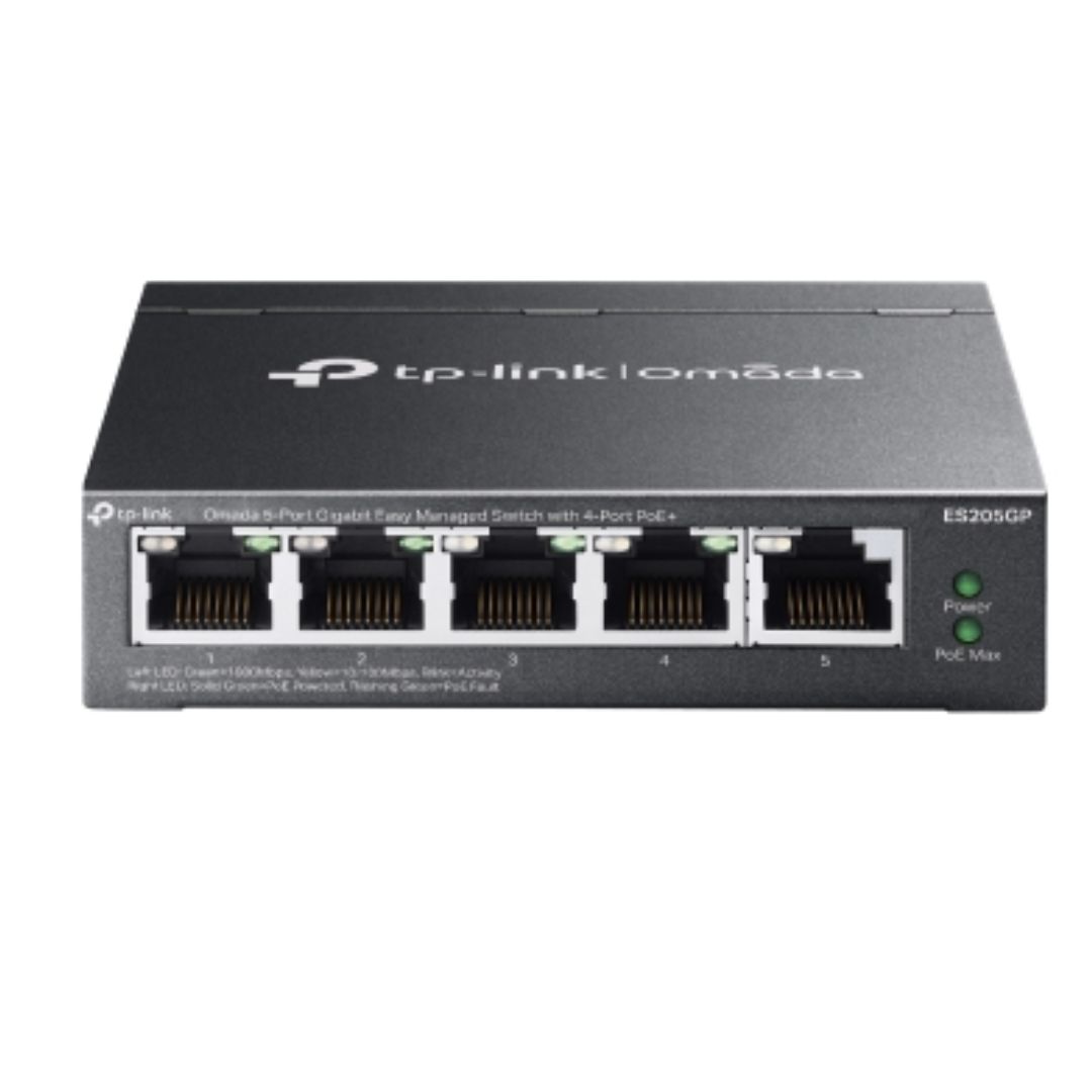 NWTL-ES205GP.jpg TP-LINK ES205GP Omada 5-Port Gigabit Easy Managed Switch