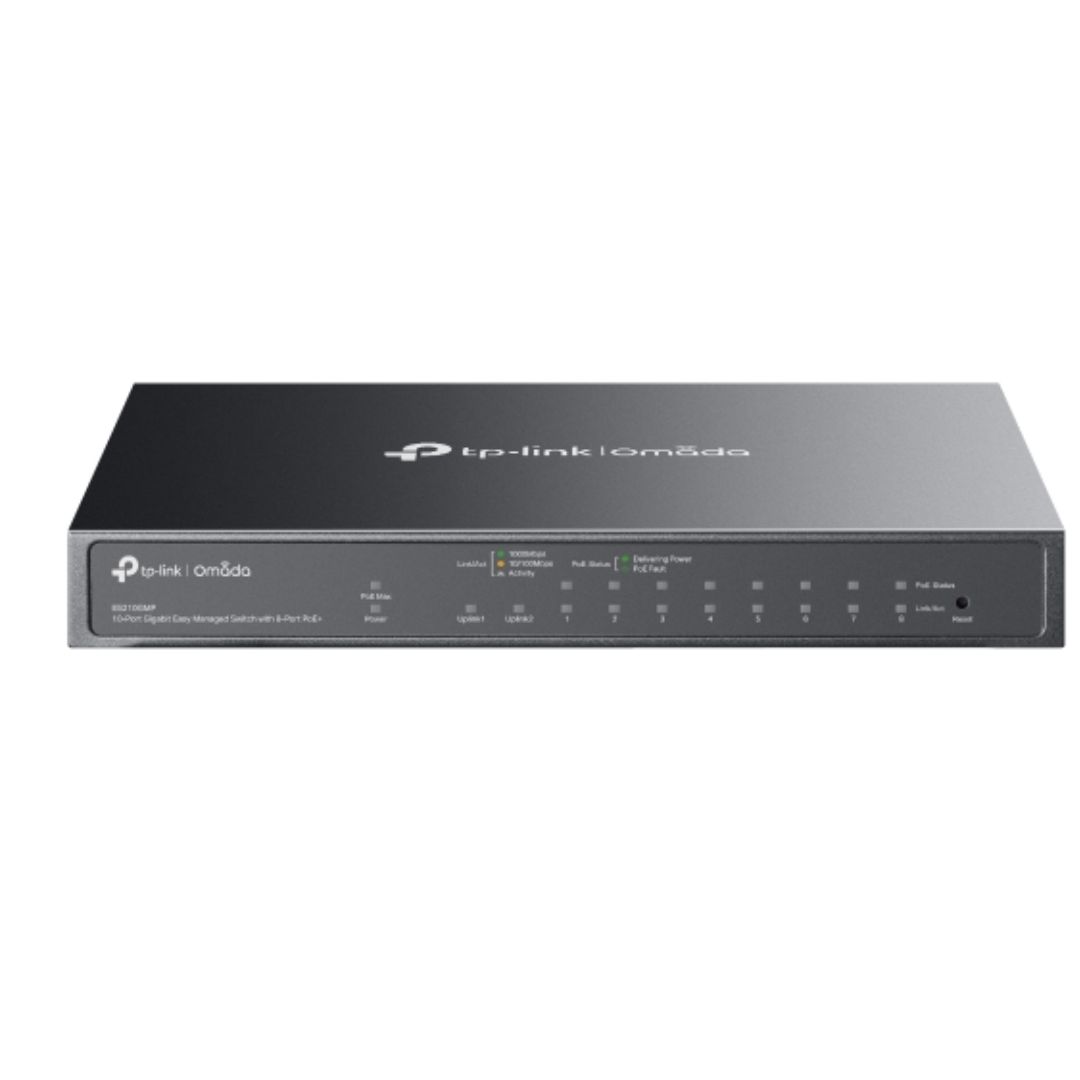 NWTL-ES210GMP.jpg TP-LINK ES210GMP (CH) Omada 10-Port Gigabit Easy Managed Switch