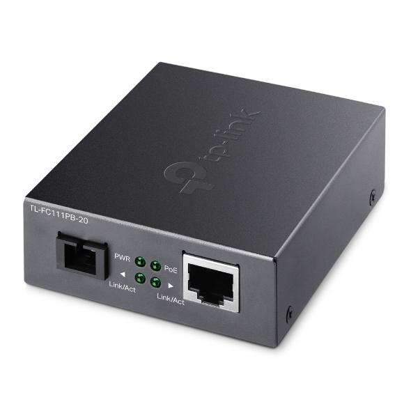 NWTL-FC111PB-20.jpg TP-LINK FC111PB-20 TL- 10/100Mbps WDM Media Converter with 1-Port