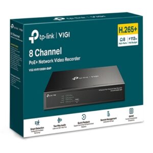 TP-LINK VIGI NVR1008H-8MP 8 Channel PoE+ Network Video Recorder