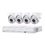 TP-LINK Omada T8S4-2T Omada 8MP Turret PoE Security Camera System