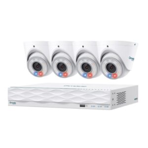 TP-LINK Omada T8S4-2T Omada 8MP Turret PoE Security Camera System