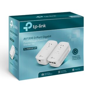 TP-LINK TL-PA8033P KIT AV1300 Passthrough Powerline KIT