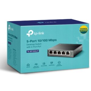 TP-LINK TL-SF1005LP 5-Port 10/100Mbps Desktop Switch with 4-Port PoE