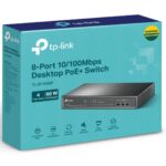 TP-LINK TL-SF1008P 8-Port 10/100Mbps Desktop Unmanaged Switch 4-Port PoE