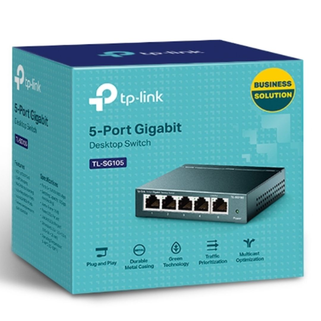 NWTL-SG105.jpg TP-LINK TL-SG105 5port Switch Desktop
