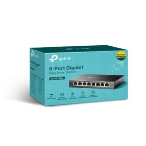TP-LINK TL-SG108E 8-Port Gigabit Easy Smart Switch Provides network