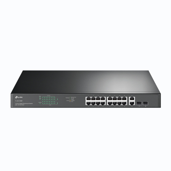 NWTL-SG1218MP.jpg TP-LINK TL-SG1218MP 18-Port Gigabit Rackmount Switch With 16 PoE+