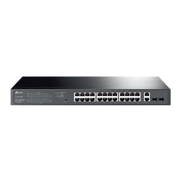 NWTL-SG1428PE.jpg TP-LINK TL-SG1428PE 28-Port Gigabit Easy Smart Switch with 24-Port