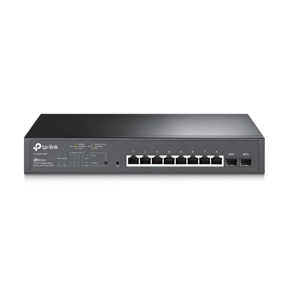 NWTL-SG2210MP.jpg TP-LINK SG2210MP 10-Port Gigabit Smart Switch with 8-Port PoE+