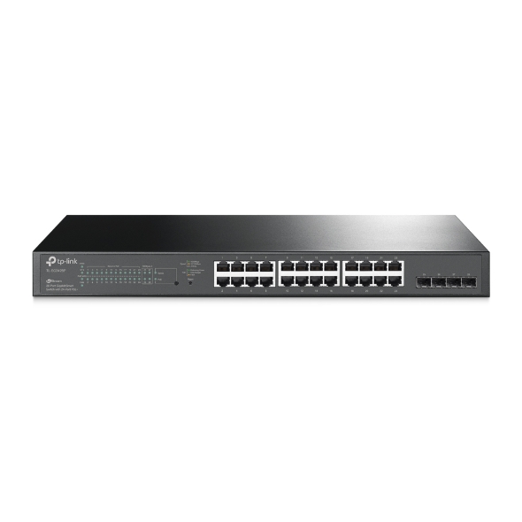 NWTL-SG2428P.jpg TP-LINK SG2428P JetStream 28-Port Gigabit Smart Switch 24-Port PoE+