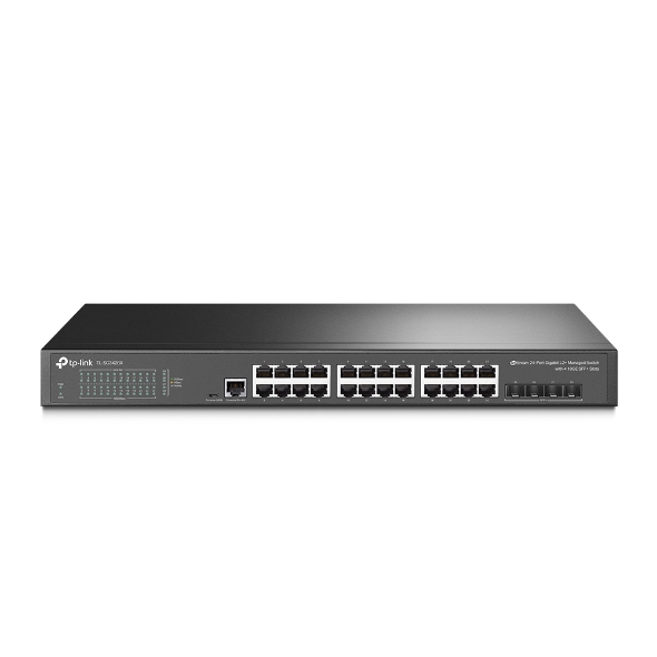 NWTL-SG3428X.jpg TP-LINK SG3428X JetStream 24-Port Gigabit L2+ Managed Switch