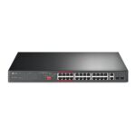 TP-LINK TL-SL1226P 24-Port 10/100Mbps + 2-Port Gigabit Unmanaged PoE+