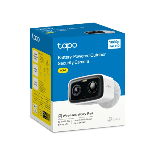 NWTL-TC80.jpg TP-LINK TC80 Smart Wire-Free Outdoor Security Camera