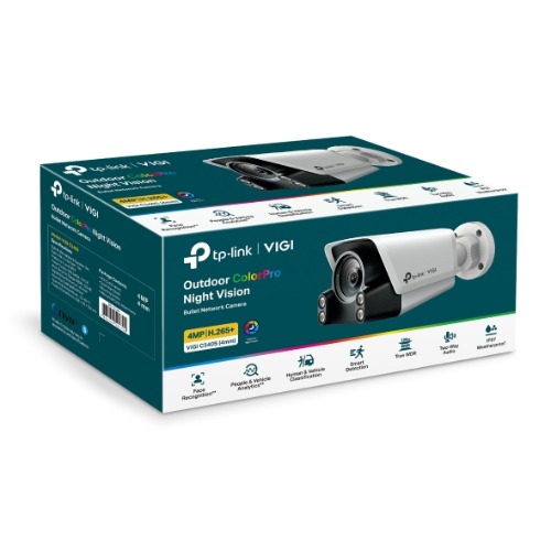 NWTL-VIGI-C340S-4.jpg TP-LINK VIGI C340S(4mm) VIGI 4MP C340S(4mm) Outdoor ColourPro Night Vision