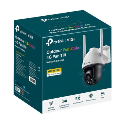 NWTL-VIGI-C540-4G-4.jpg TP-LINK VIGI C540-4G(4mm) VIGI 4MP C540-4G(4mm) Outdoor Full-Color 4G Pan