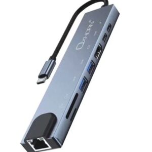 Just You PC AD-U31-801 Oxhorn SuperSpeed 8-in-1 USB C to HDTV