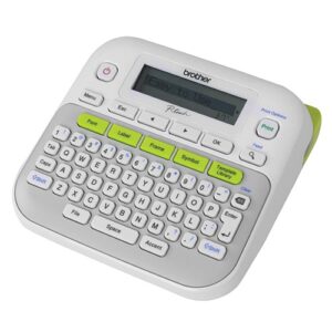 Brother PT-D210 GRAY/WHITE ACCENT GREEN DESKTOP LABELLER - 3.5-12MM