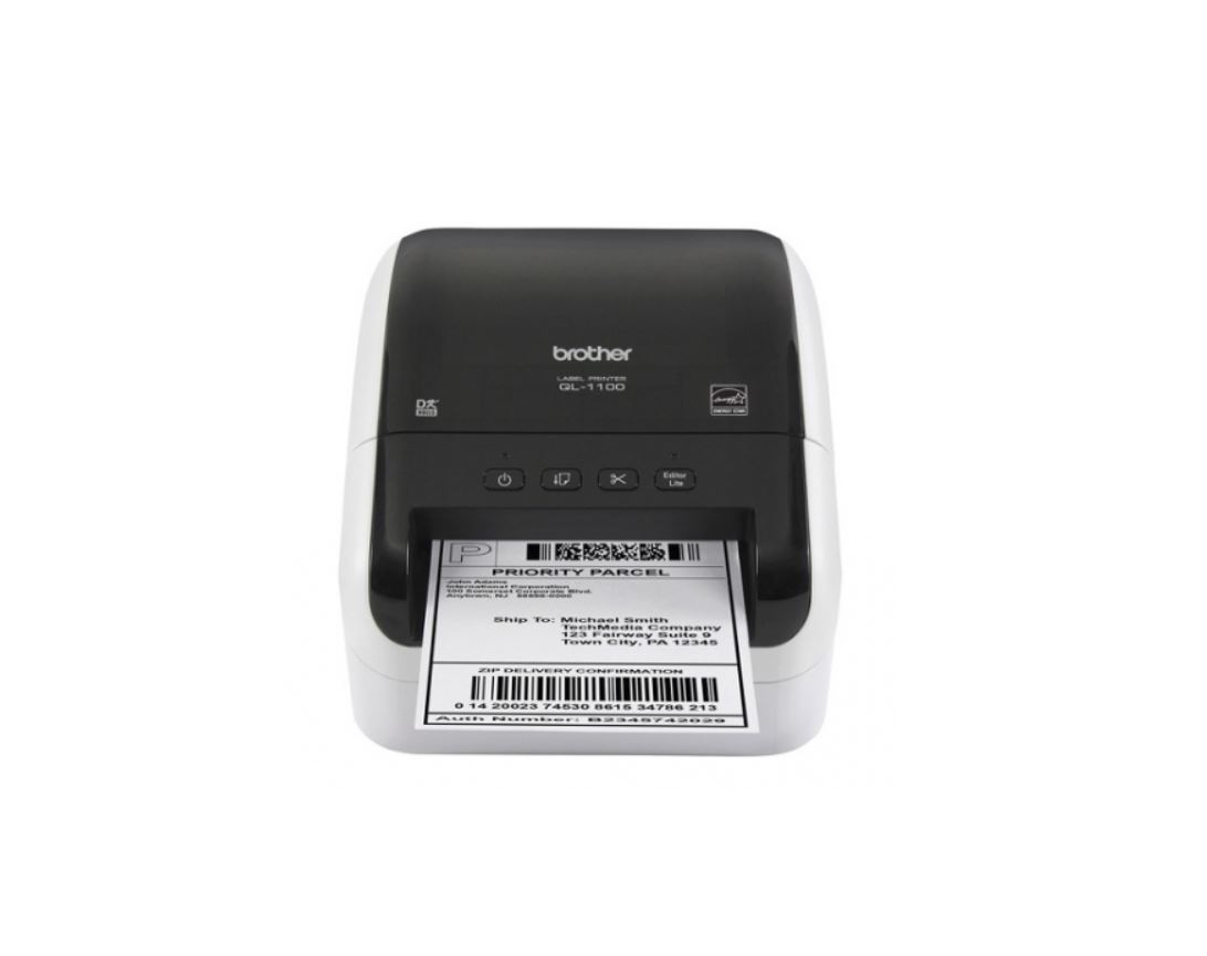 PRB-QL-1100.jpg Brother QL-1100 EXTRA WIDE HIGH SPEED LABEL PRINTER