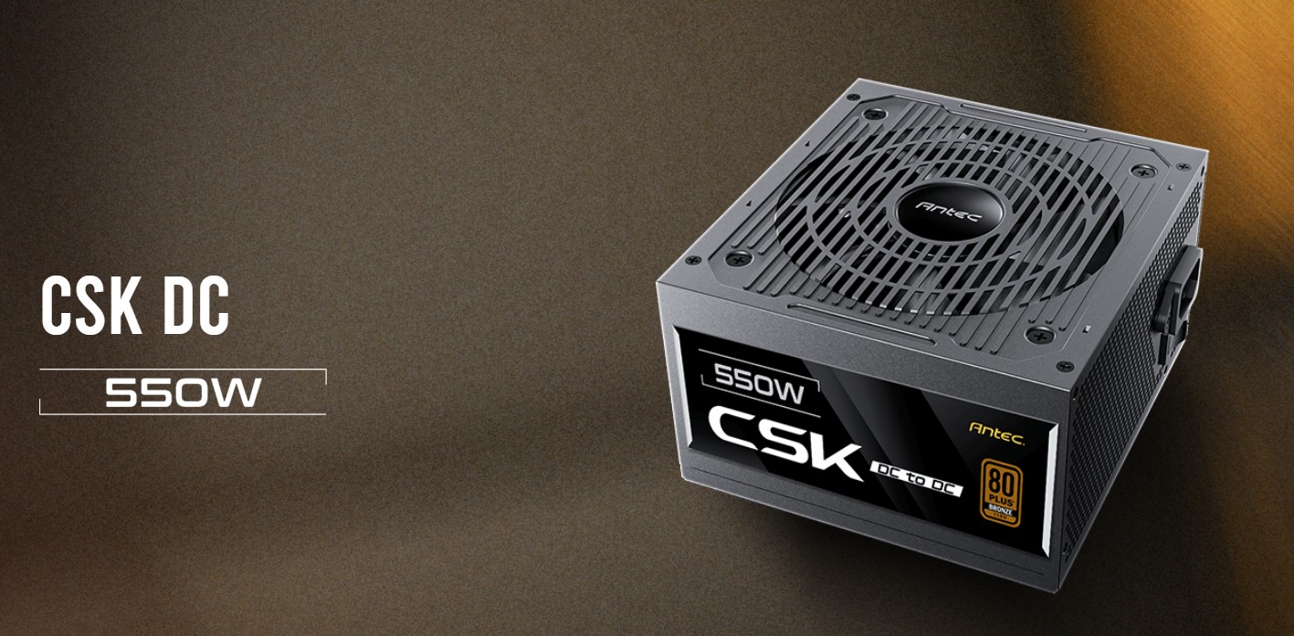 PSA-CSK550DC.jpg Antec CSK550 DC AU CSK550DC 80+ Bronze 2x PCIE 5.1