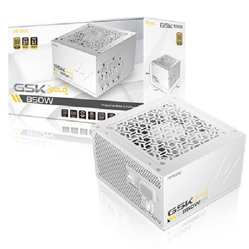 PSA-GSK850-V2-WH.jpg Antec GSK850 V2 White AU GSK850 V2 WH 80+ Gold Fully Modular