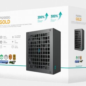 DEEPCOOL R-PQA00G-FD1B-JGAU-V1 PQ1000G 1000W Gamer Storm 80+ Gold/Cybenetics