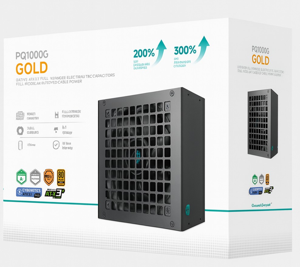 PSD-PQ1000G-GS.jpg DEEPCOOL R-PQA00G-FD1B-JGAU-V1 PQ1000G 1000W Gamer Storm 80+ Gold/Cybenetics