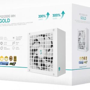 DEEPCOOL R-PQC00G-FD1W-JGAU-V1 PQ1200G WH 1200W Gamer Storm 80+ Gold/Cybenetics