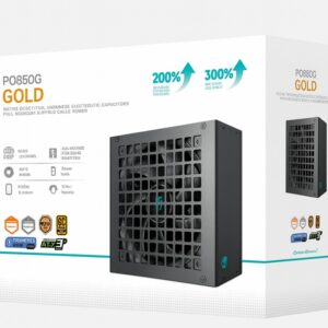 DEEPCOOL R-PQ850G-FD1B-JGAU-V1 PQ850G 850W Gamer Storm 80+ Gold/Cybenetics Fully