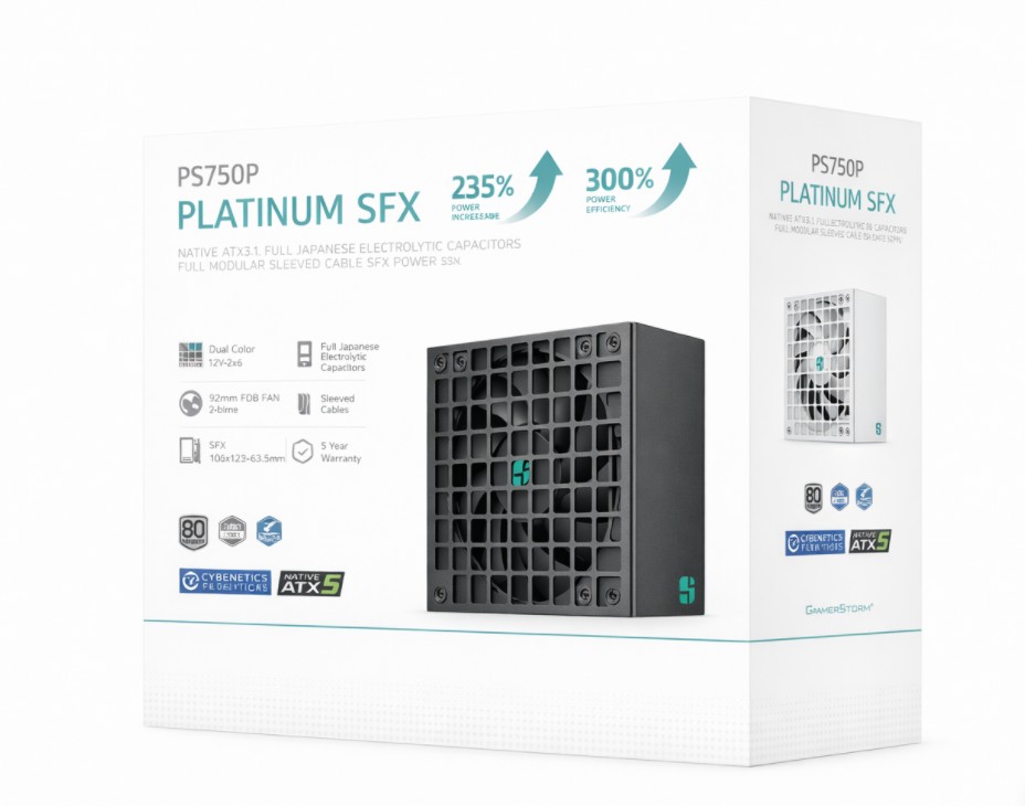 PSD-PS750P.jpg DEEPCOOL R-PS750P-FE0B-JGAU PS750P 750W Gamer Storm SFX12V V4.1 &
