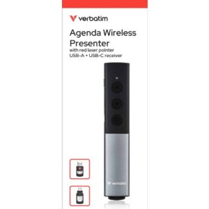 Verbatim 32366 Agenda Wireless Presenter with Red Laser Pointer