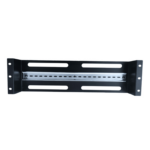 LDR WB-CA-35/01 Rackmount Din Rail, Black Metal Construction, 35mm