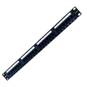LDR WB-PP-4124 24 Port Cat6/5e Patch Panel Rack Mount