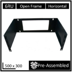 LDR WB-CA-3406 Open Frame 6U Wall Mount Frame (500mm