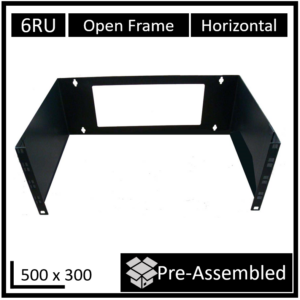 LDR WB-CA-3406 Open Frame 6U Wall Mount Frame (500mm