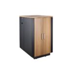 LDR SN03-71018-B Assembled Soundproof 18U Cabinets ( Black