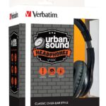 Verbatim 65066 Stereo Headphone 3.5mm - Black