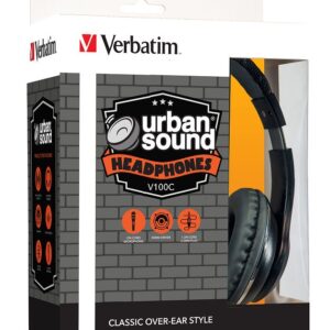 Verbatim 65066 Stereo Headphone 3.5mm - Black